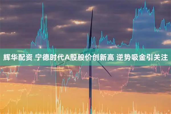 辉华配资 宁德时代A股股价创新高 逆势吸金引关注